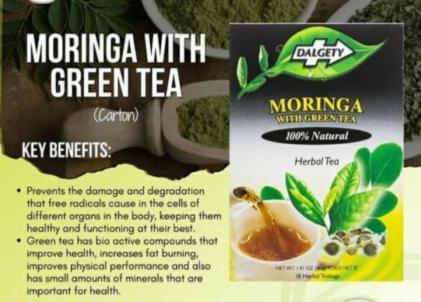 Dalgety Moringa Green Tea benefits