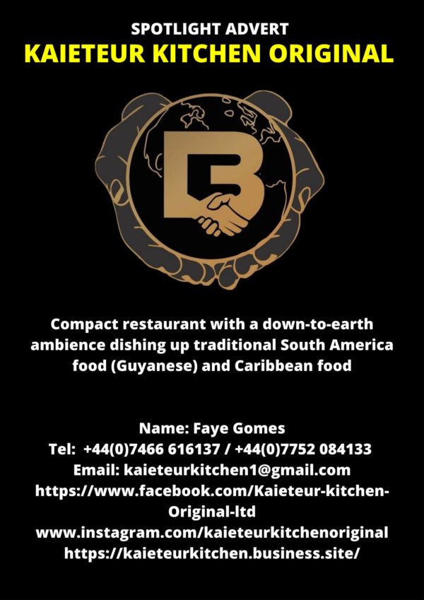 Kaieteur Kitchen Original Caribbean Resturant, Caterers & Take away